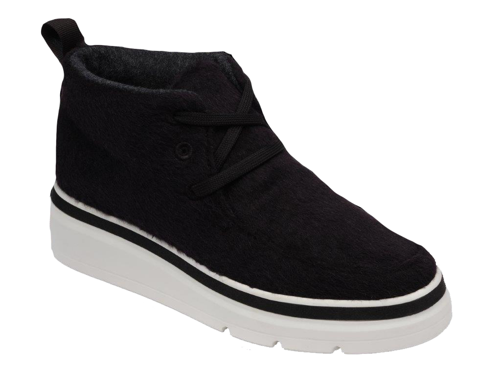 Mid Top Wool Sneaker - Black