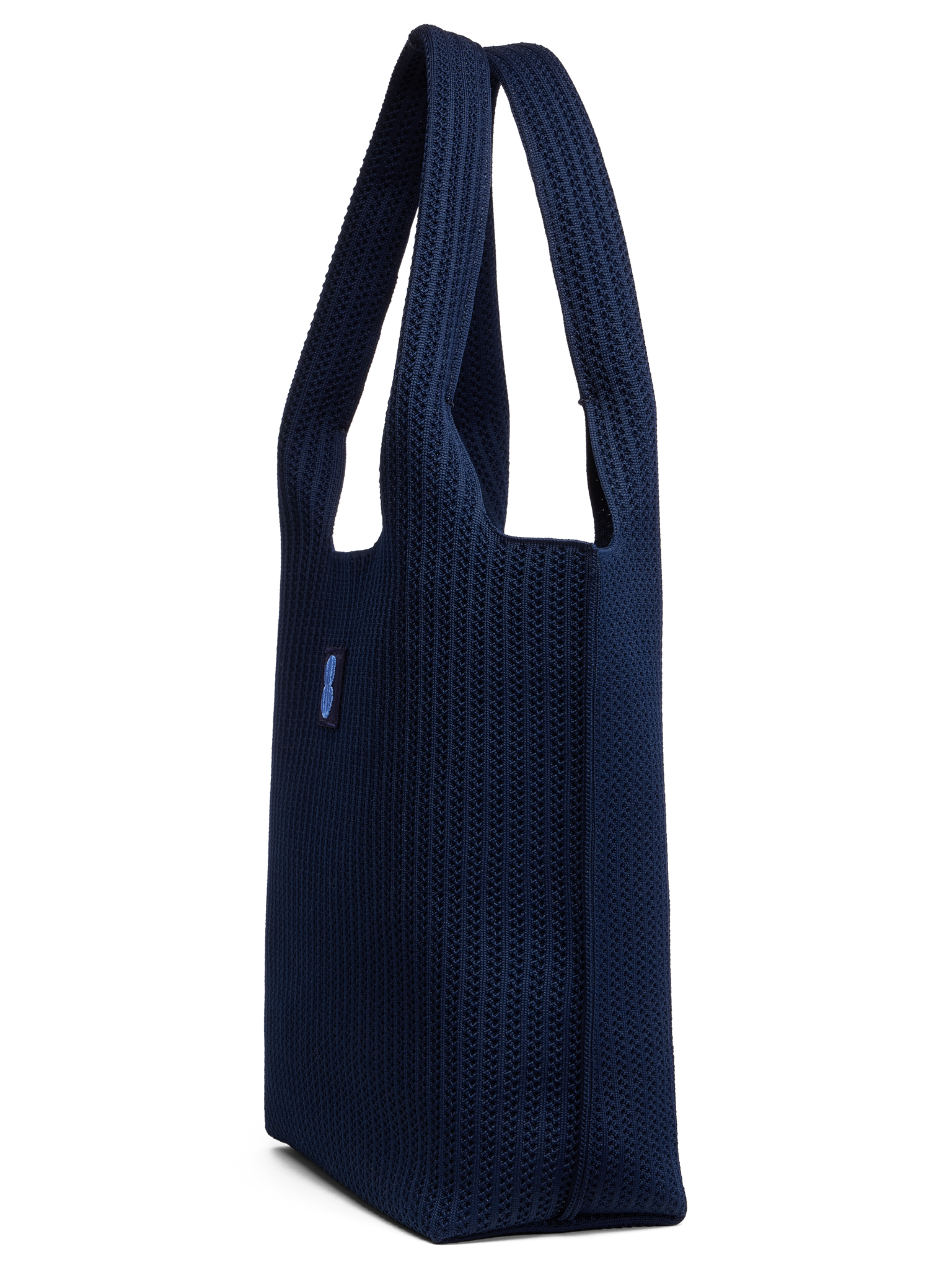 Medium - Navy Stripe Tote With Pouch