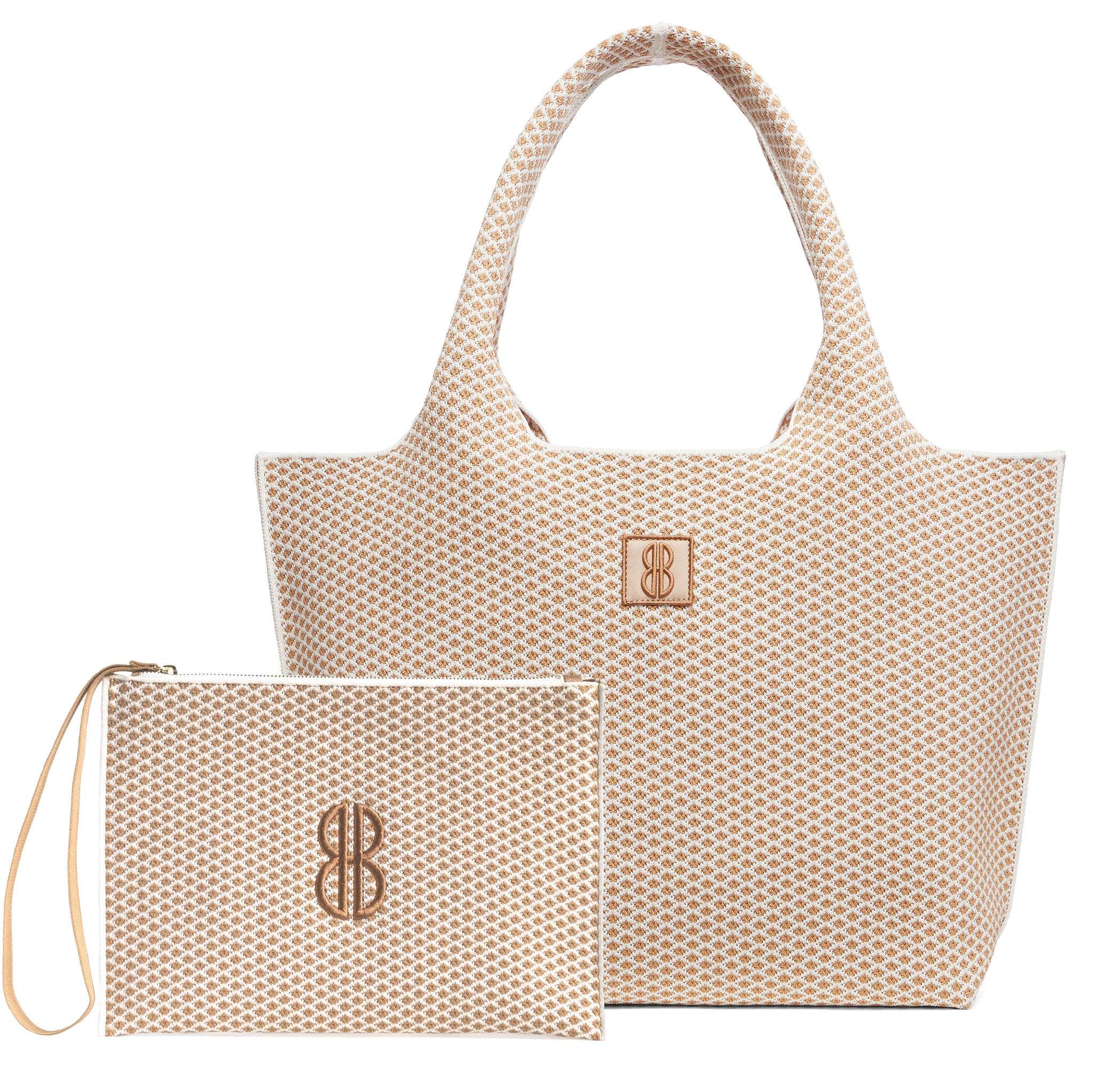 Large - Buckthorn Diamond tote with pouch