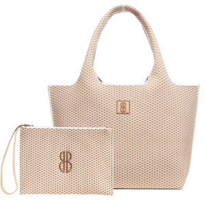 Large - Buckthorn Diamond tote with pouch