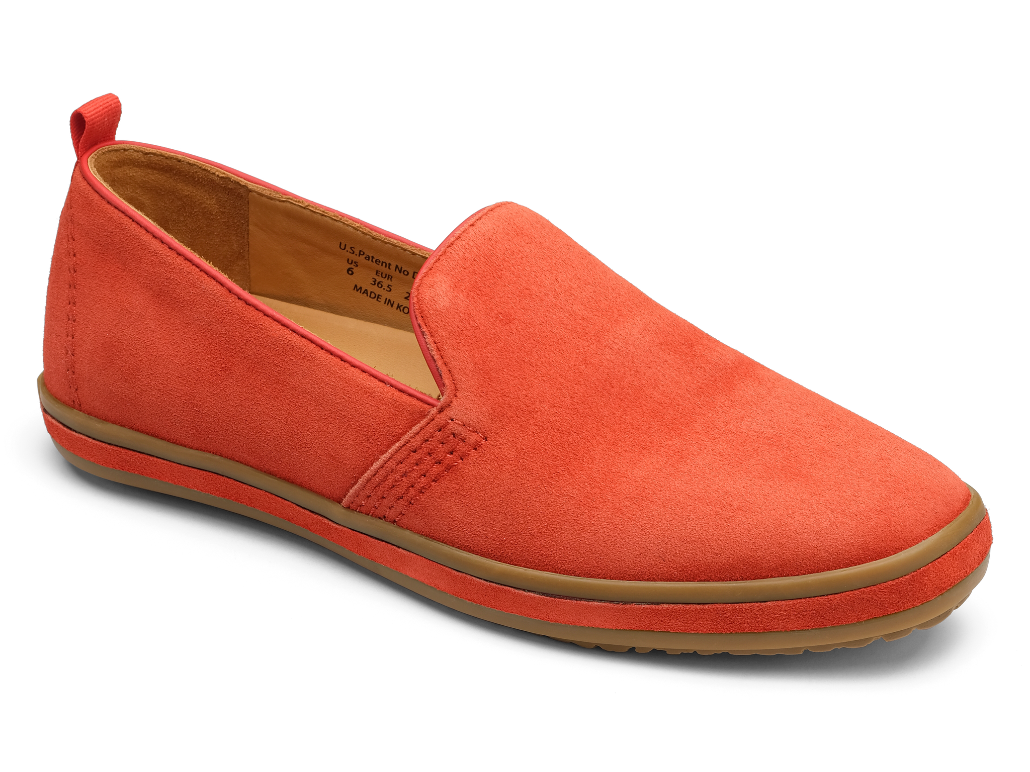 Sutton Suede Slip On Cherry Tomato Bill Blass