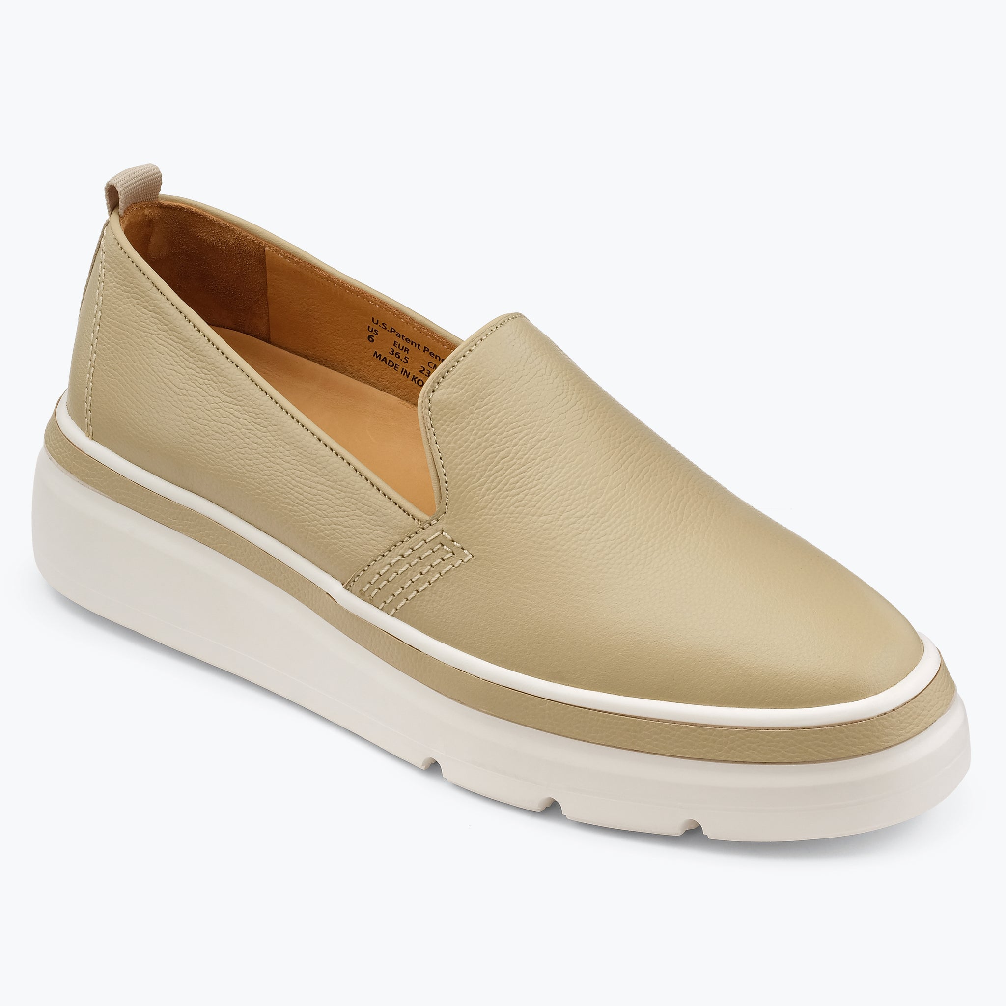 Sutton Leather Sneaker - Oatmeal