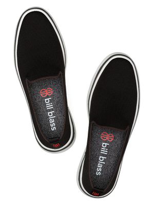 Sutton Knit Sneaker - Black – Bill Blass