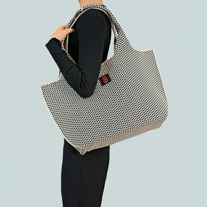 Large - Black Diamond tote with pouch