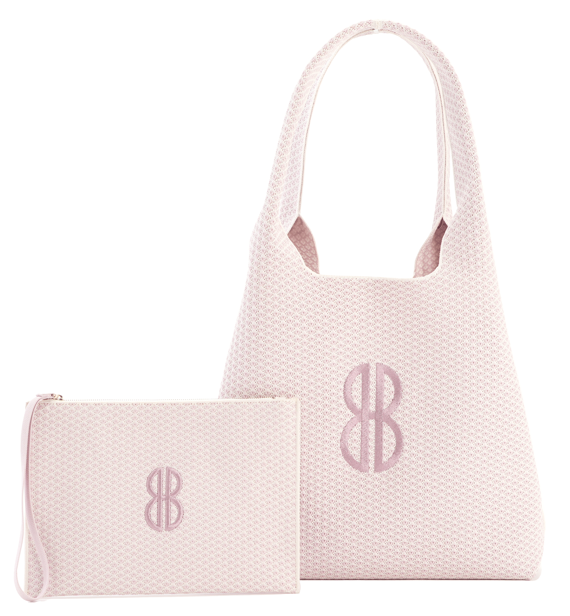 CLEAR TOTE BAG MONOGRAM EDITION - PINK